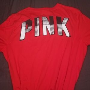 Victoria's Secret Pink plaid tee